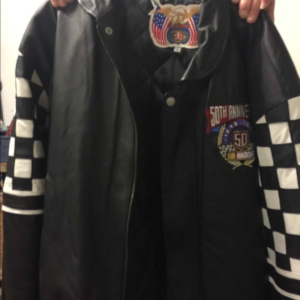 50th Anniversary NASCAR leather jacket